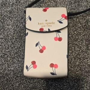 Kate Spade Cream Cherry Pattern Bag